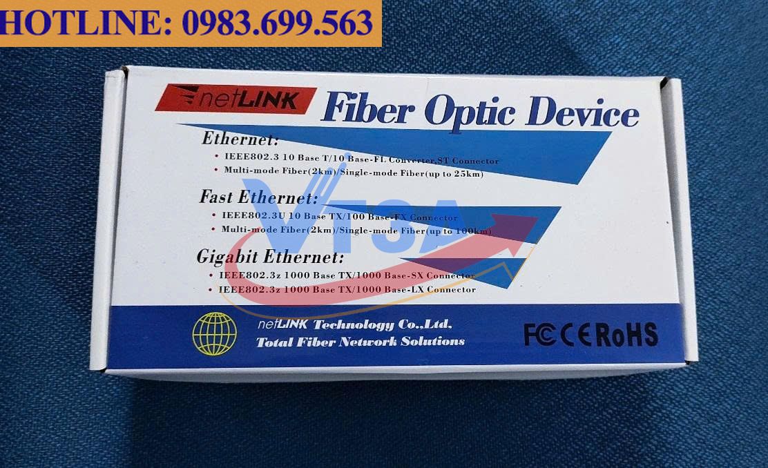 Bộ chuyển đổi quang điện Netlink HTB-GS-03 10/100/1000M