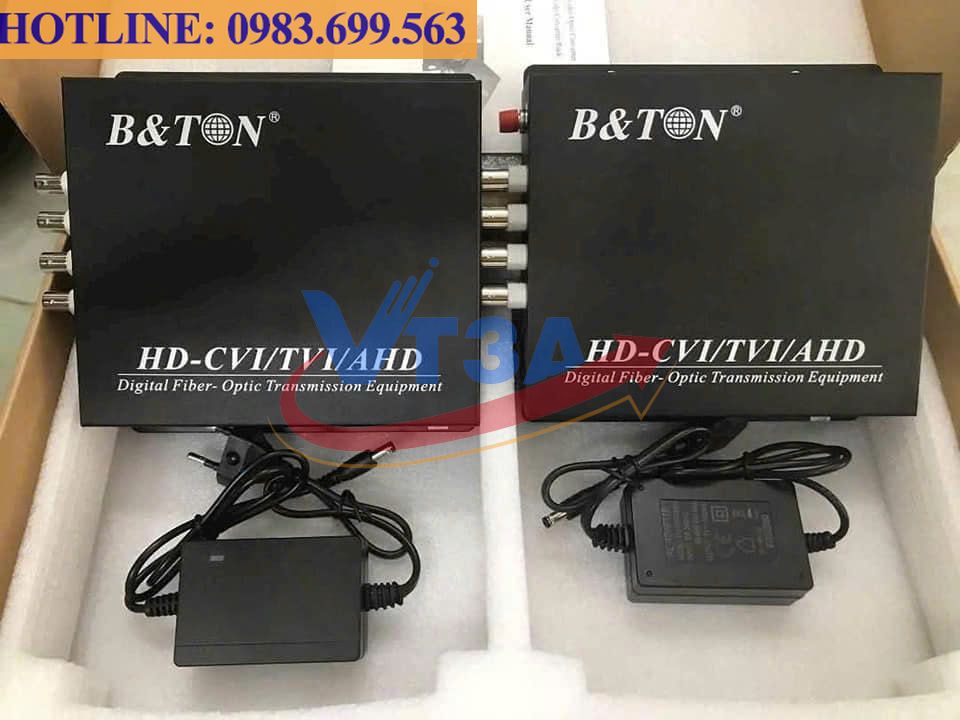 Converter quang 8 kênh BTON BT-HD8VF-T/R