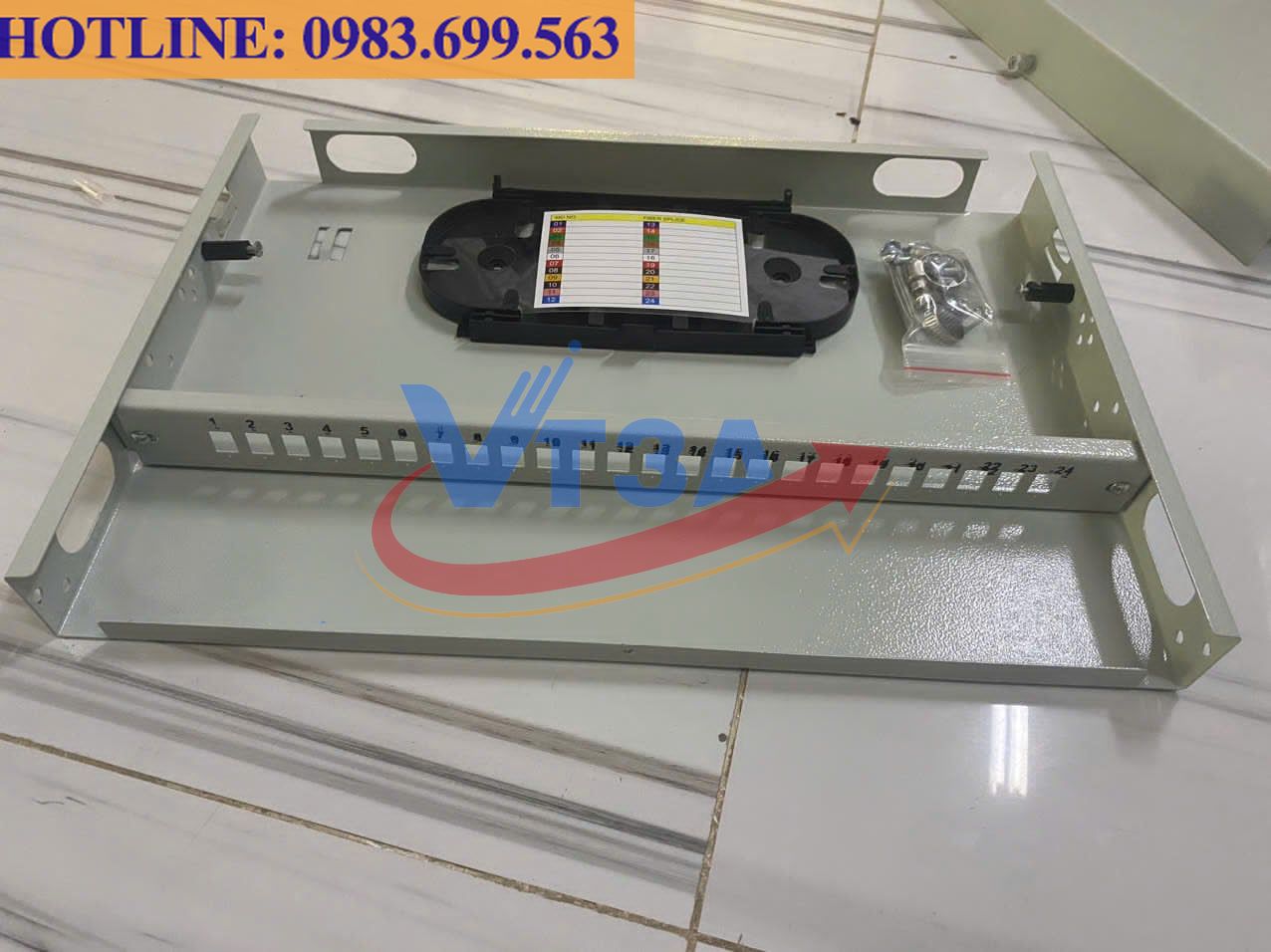 Hộp phối quang multimode 12Fo OM3 chuẩn LC/UPC
