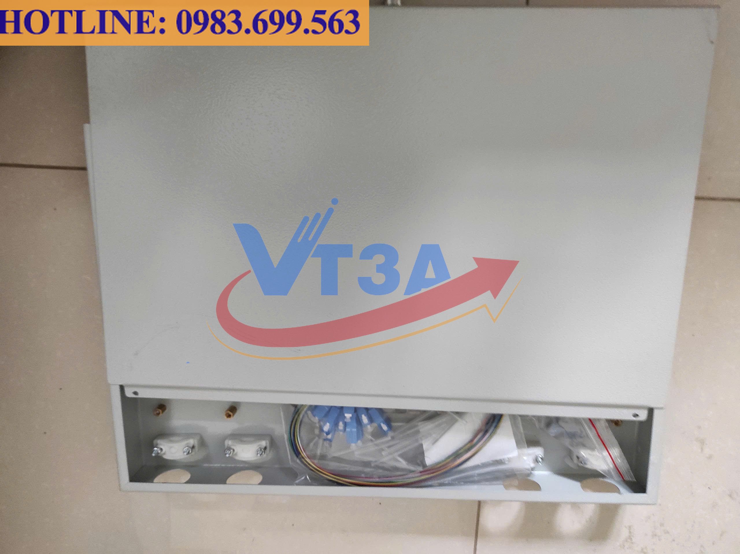 Hộp phối quang ODF 12Fo gắn rack chuẩn SC/UPC