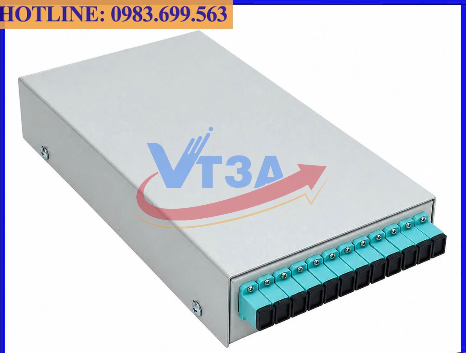 Hộp phối quang ODF 12Fo OM3 multimode chuẩn SC