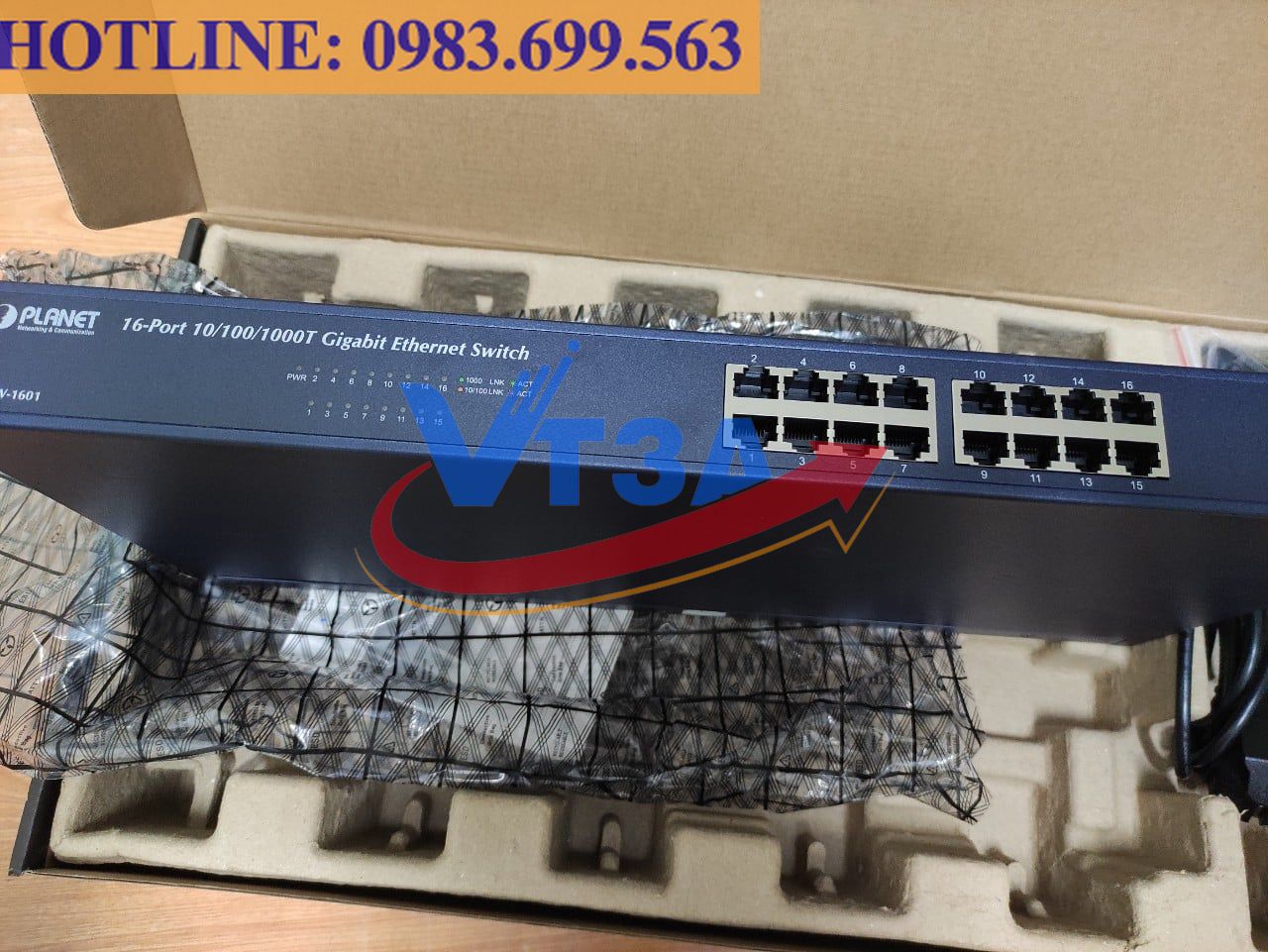 Switch 16-Port 10/100/1000Mbps Planet GSW-1601
