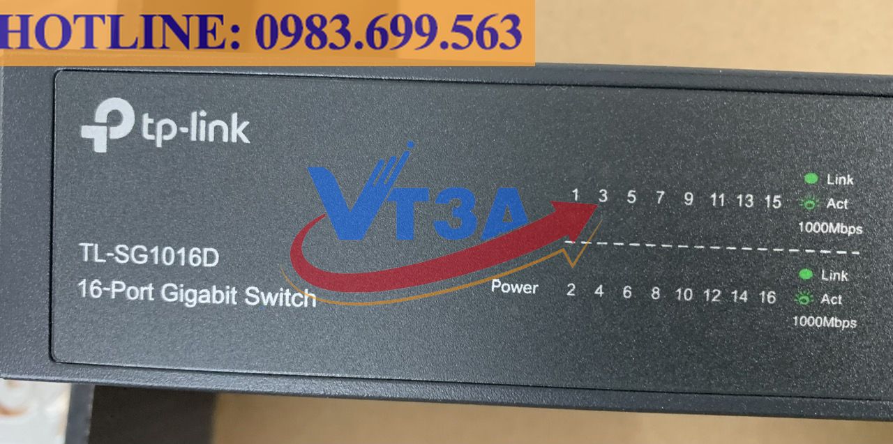 Switch TP-Link TL-SG1016D 16 port gigabit