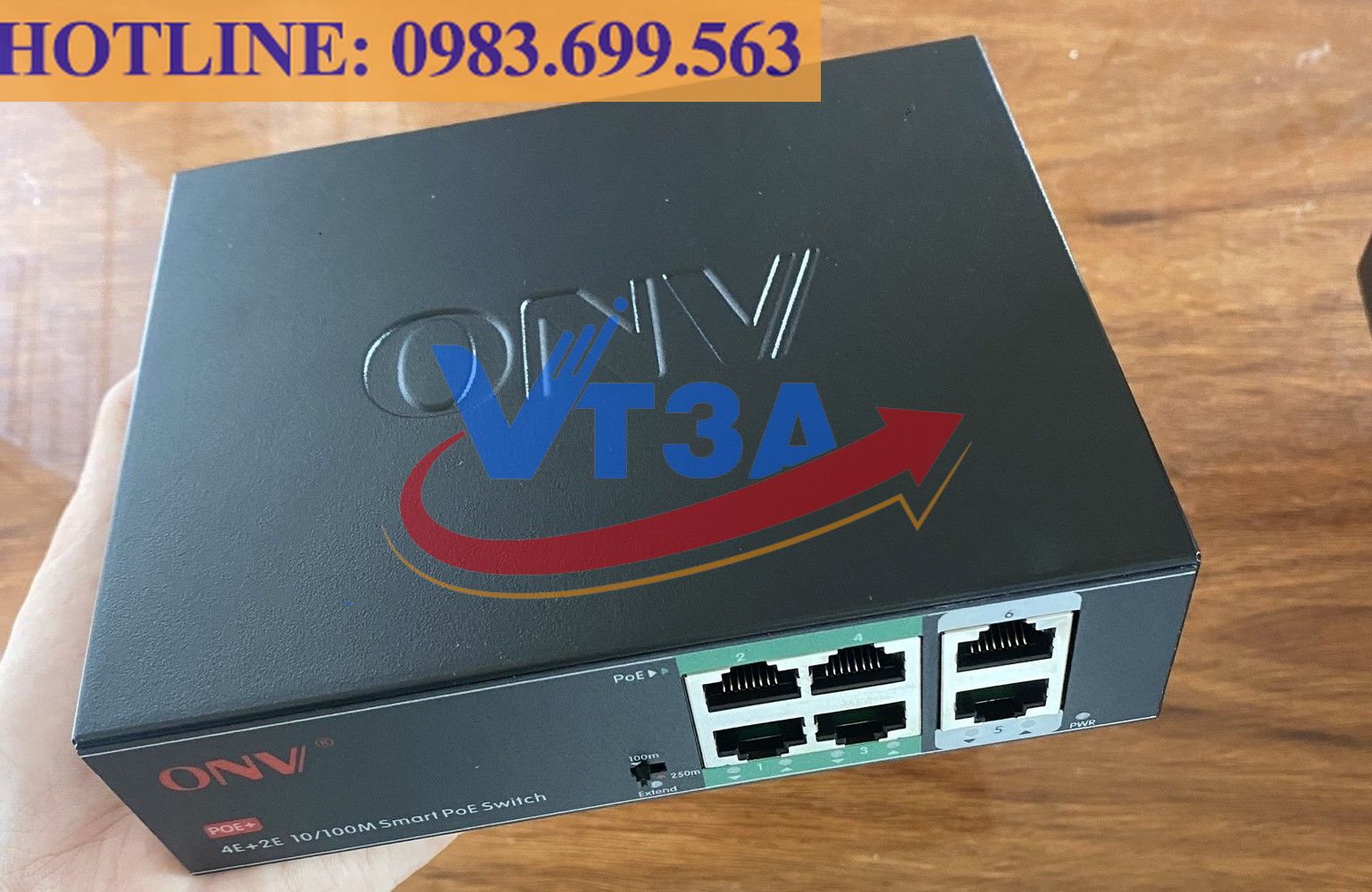 Swtich POE ONV 4 port 10/100/1000m