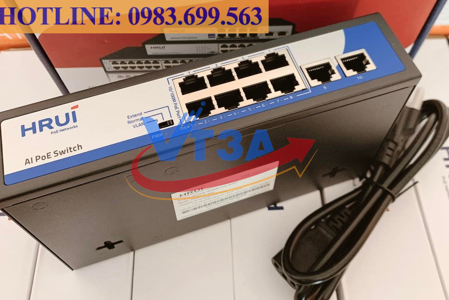 switch-poe-hrui-8-port-hr900-af-82n-chinh-hang