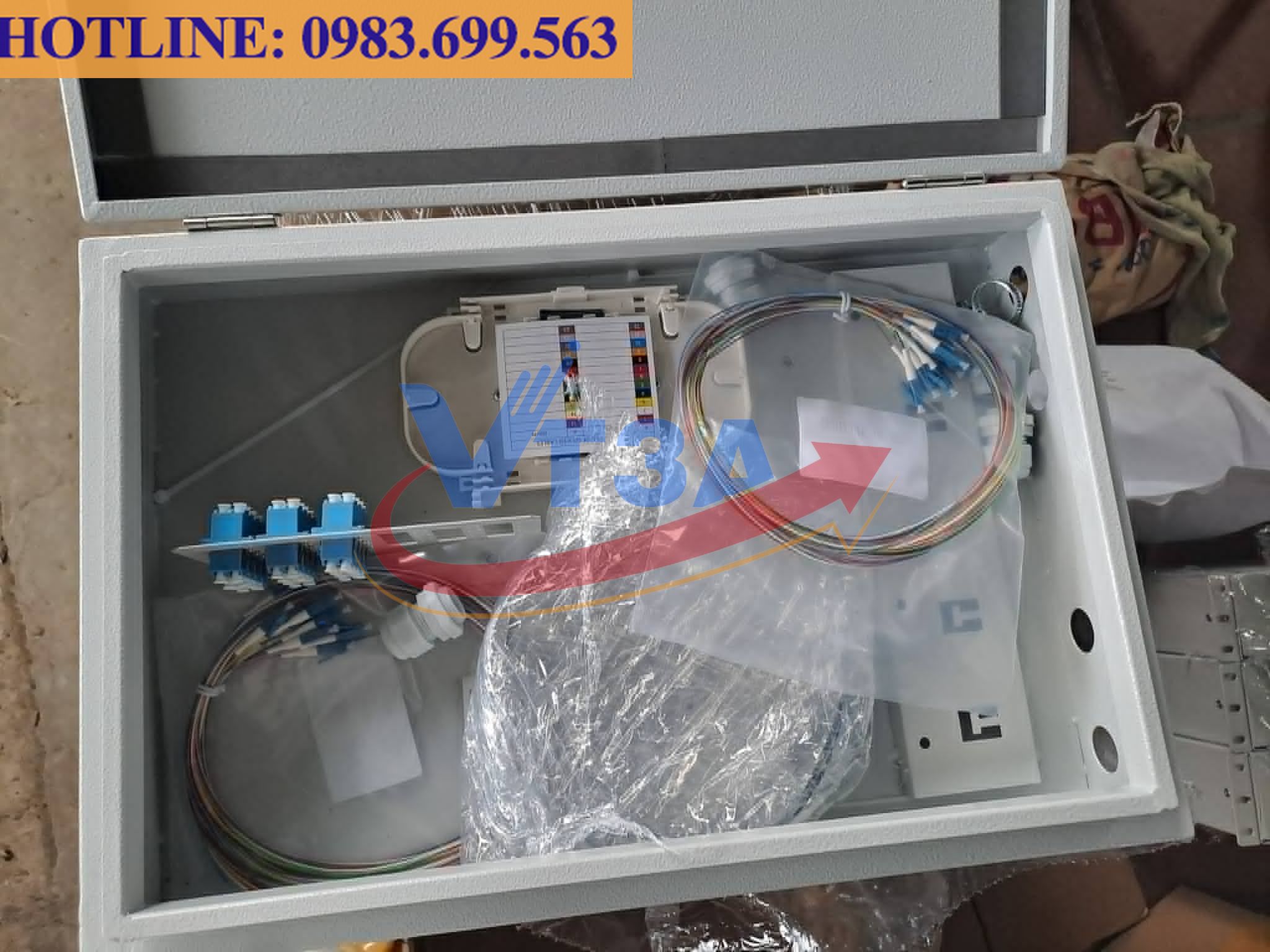  Hộp phối quang ODF 24Fo sắt outdoor ngoài trời chuẩn SC/UP