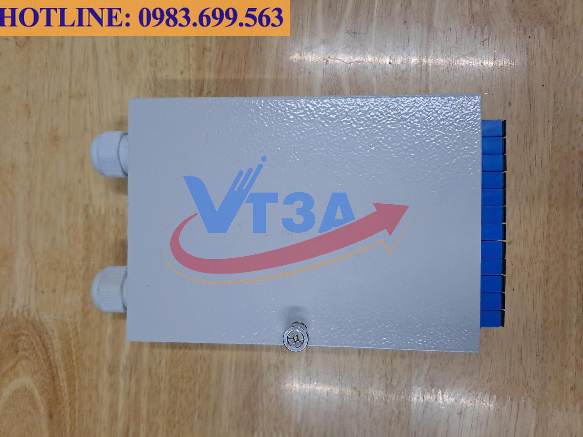Hộp phối quang ODF 8Fo 8 Cổng treo tường chuẩn SC