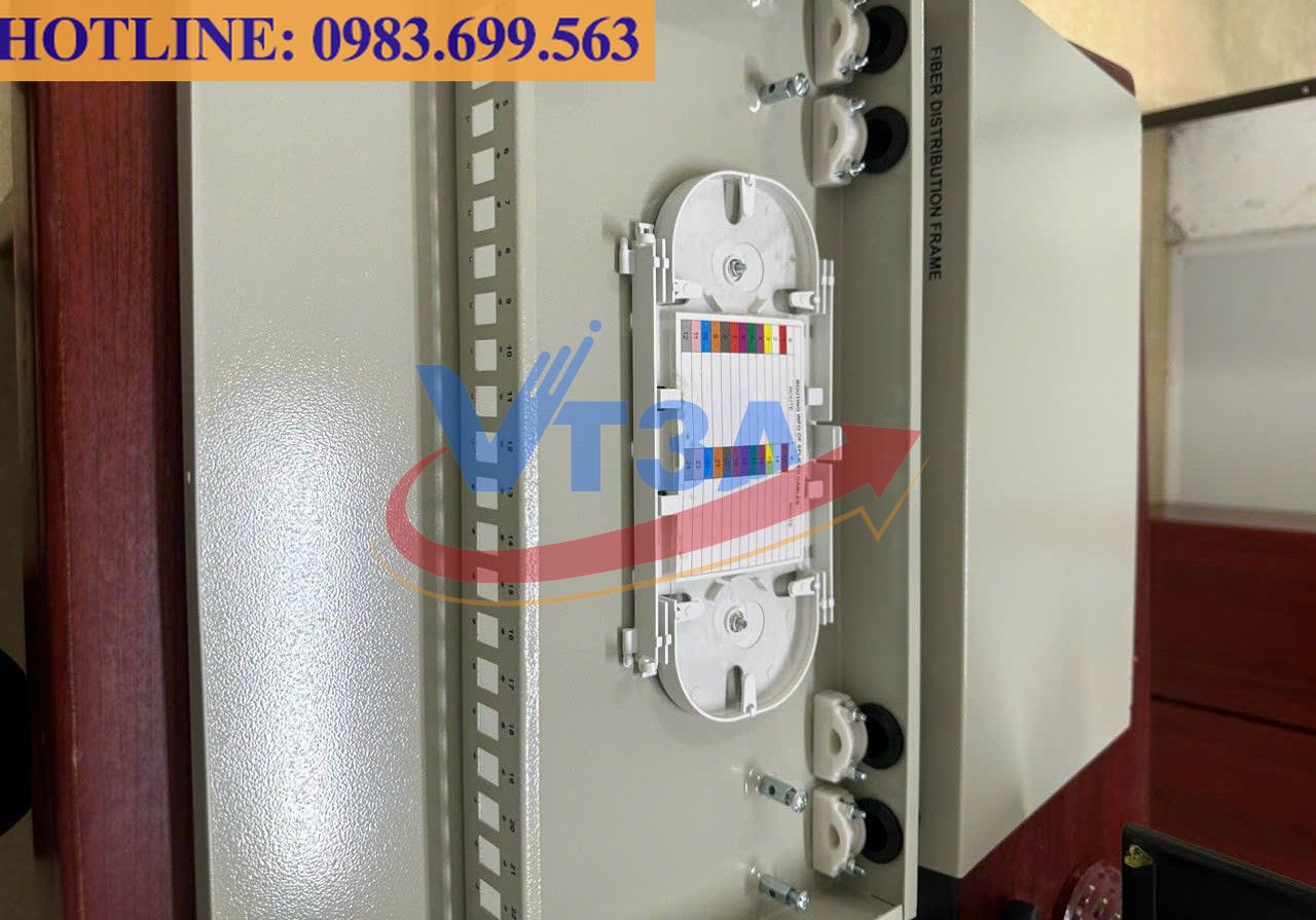 Hộp phối quang ODF OM3 multimode 12Fo lắp Rack chuẩn SC